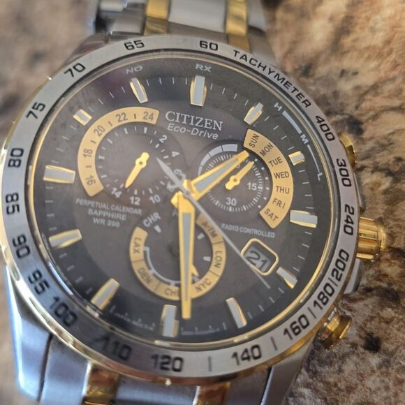 Citizen Eco-Drive Two-Tone Chronograph Watch - Picture 7 of 12